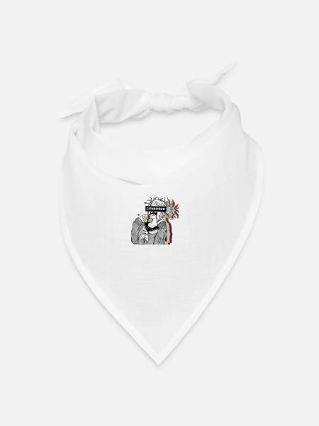 Anime girl - Bandana Dreieckstuch - Weiß