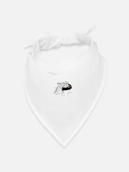 TITANIC DEIN MEER! - Bandana Dreieckstuch - Weiß