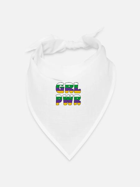 Frauentag Frauen Gleichberechtigung Feministin - Bandana Dreieckstuch - Weiß