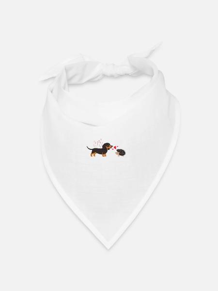 Tierärztliche Akupunktur - Bandana Dreieckstuch - Weiß