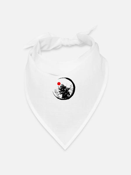 samurai 2 - Bandana Dreieckstuch - Weiß