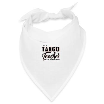 Tango - Bandana Dreieckstuch - Weiß - Vorne