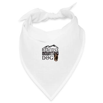 Berner Berghund - Bandana Dreieckstuch - Weiß - Vorne