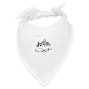 VAN LIFE VANLIFER NOMADS - Bandana Dreieckstuch - Weiß - Vorne