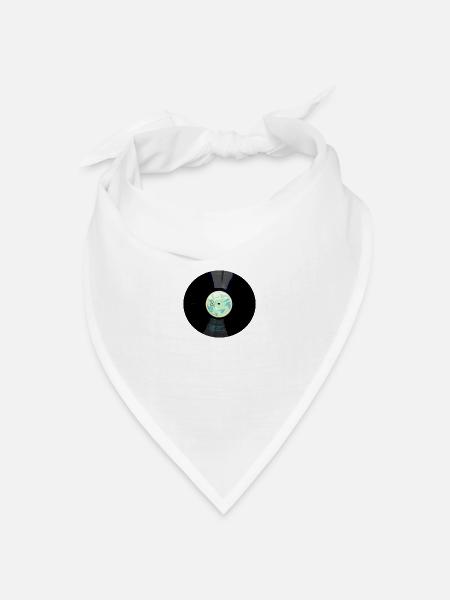 Vinyl - Bandana Dreieckstuch - Weiß