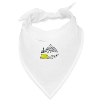 van life - Bandana Dreieckstuch - Weiß - Vorne