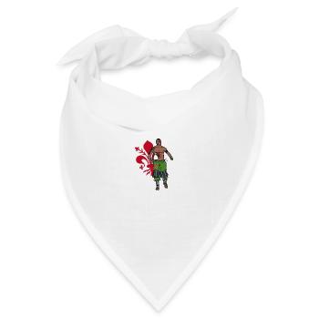 Verdi Fußball Florentiner - Bandana Dreieckstuch - Weiß - Vorne
