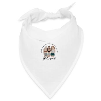 Girl Squad - Bandana Dreieckstuch - Weiß - Vorne