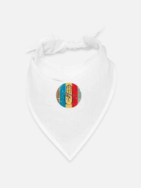 Pfadfinder / Pfadfinder - Bandana Dreieckstuch - Weiß