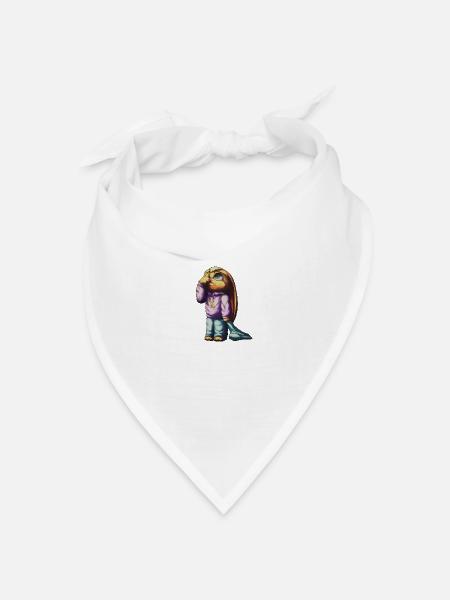 Sleepy Rappit Child - Bandana Dreieckstuch - Weiß