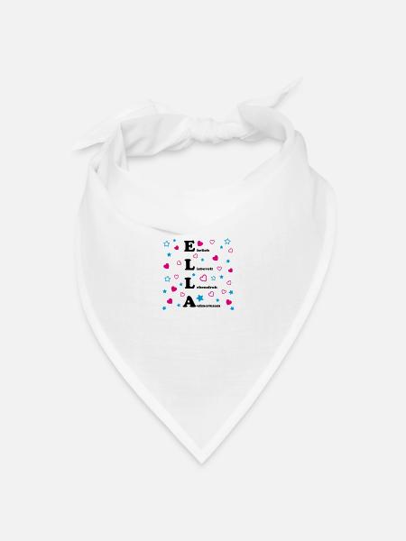 Ella - Bandana Dreieckstuch - Weiß