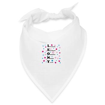 Leony - Bandana Dreieckstuch - Weiß - Vorne