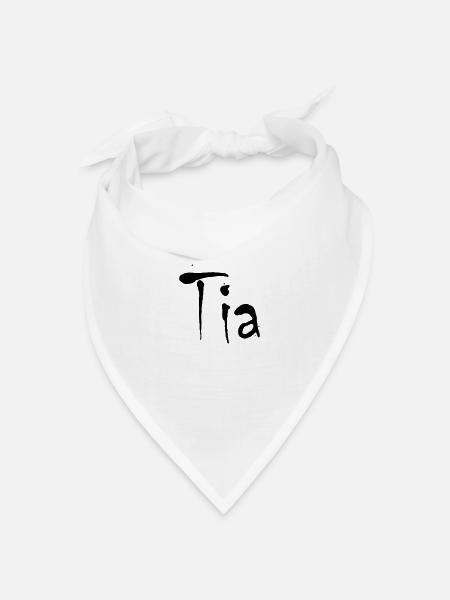 tia - Bandana Dreieckstuch - Weiß