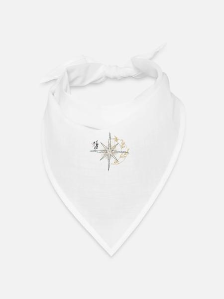 Spirituelle Gelassenheit: T-Shirt, Cap und - Bandana Dreieckstuch - Weiß