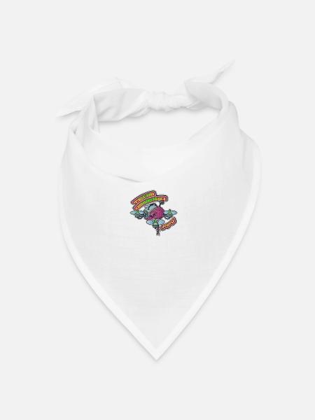 Team AMNESIA - Bandana Dreieckstuch - Weiß