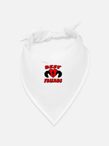 Pferd - Bandana Dreieckstuch - Weiß