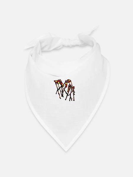Spanische Nachkommen. - Bandana Dreieckstuch - Weiß
