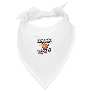 Happy Hour für böse Mädchen - Bandana Dreieckstuch - Weiß - Vorne