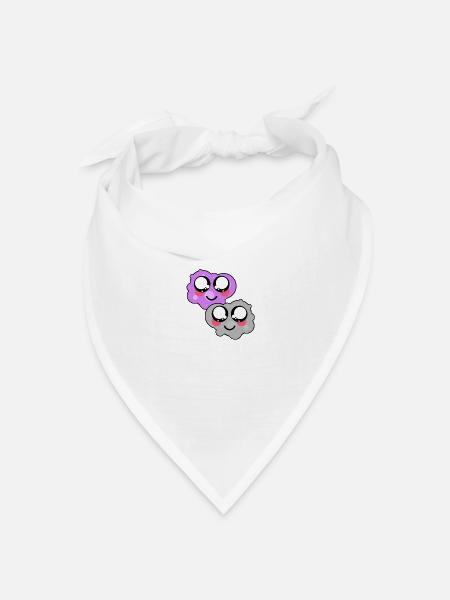 Kawaii - METEORS - Bandana Dreieckstuch - Weiß