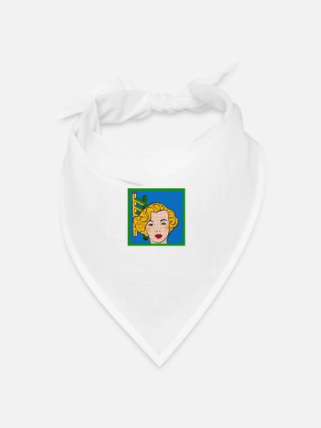 Groovie Chick T-Shirt - Bandana Dreieckstuch - Weiß