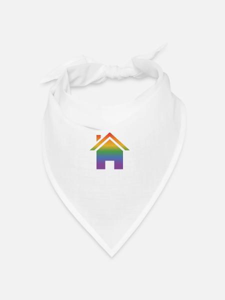 Equality Gay Pride Lgbtq Rainbow Transgender Bisex - Bandana Dreieckstuch - Weiß
