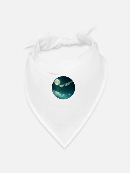 Insekt - Bandana Dreieckstuch - Weiß