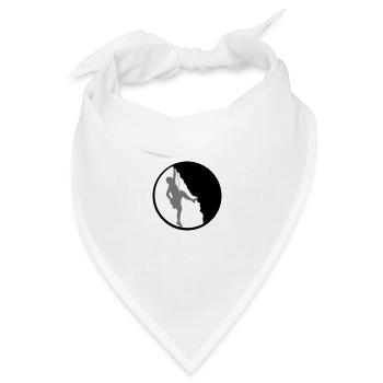 Spaß Klettern Gipfel erklimmen - Bandana Dreieckstuch - Weiß - Vorne