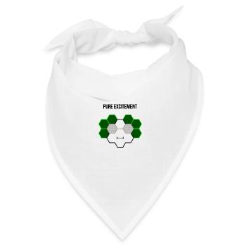 Pure excitement - Bandana Dreieckstuch - Weiß - Vorne
