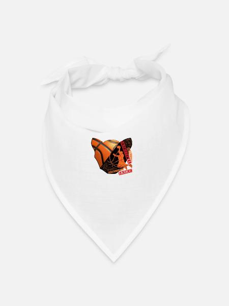 basketball - Bandana Dreieckstuch - Weiß
