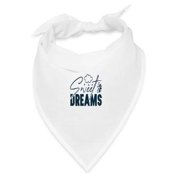 Sweet Dreams - Bandana Dreieckstuch - Weiß - Vorne