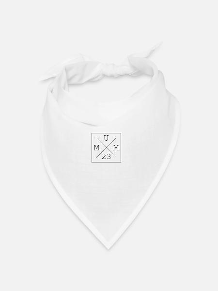 Mum 23 2023 Geschnkidee - Bandana Dreieckstuch - Weiß