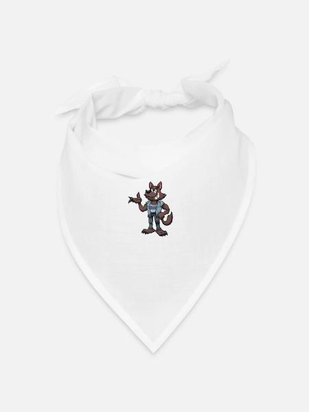 Böser Werwolf - Bandana Dreieckstuch - Weiß