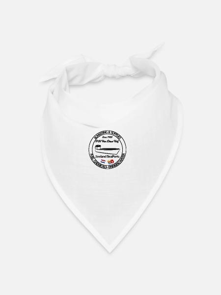 Bunker- und Zulieferunternehmen Zeeland Sea Ports - Bandana Dreieckstuch - Weiß