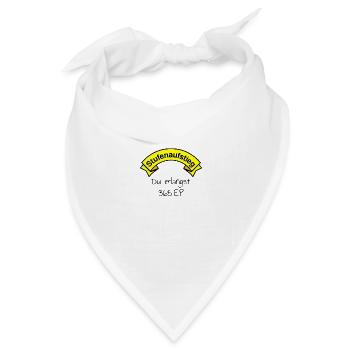 Stufenaufstieg - Du erlangst 365EP - Bandana Dreieckstuch - Weiß - Vorne