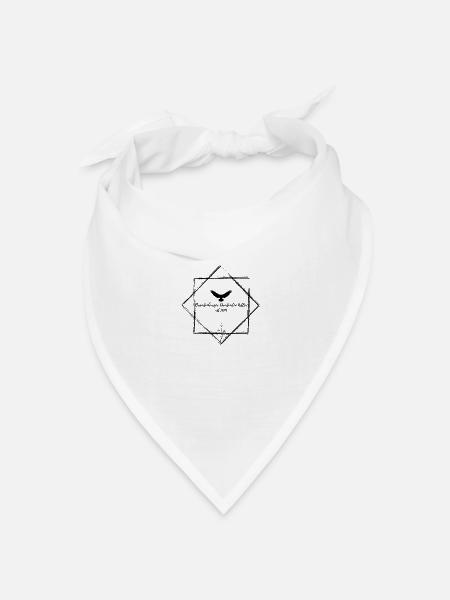 Spreewald Brandenburger Dividenden Adler - Bandana Dreieckstuch - Weiß