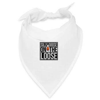 goose on the loose - Bandana Dreieckstuch - Weiß - Vorne