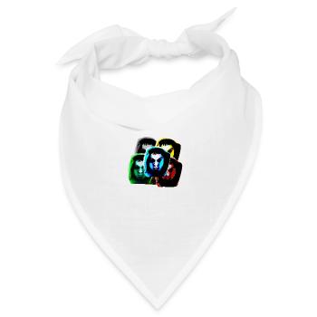 Hoody head: Multi - Bandana Dreieckstuch - Weiß - Vorne