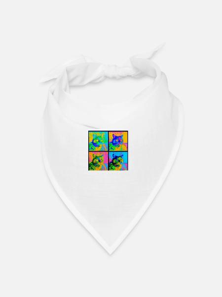 Andy 2 - Bandana Dreieckstuch - Weiß