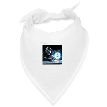 cyber attack - Bandana Dreieckstuch - Weiß - Vorne