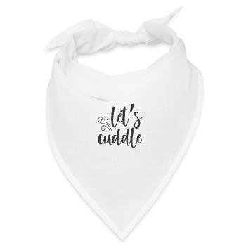 Let´s Cuddle - Bandana Dreieckstuch - Weiß - Vorne