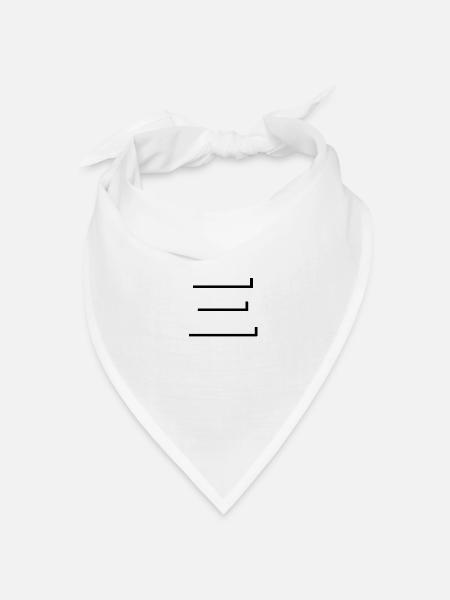 San Domains - Bandana Dreieckstuch - Weiß
