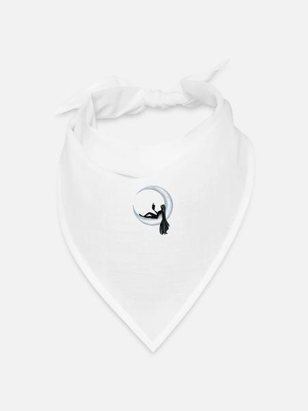 Moonbook - Bandana Dreieckstuch - Weiß