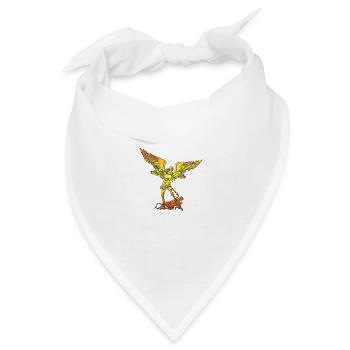 Michael Erzengel Heiliger Christlicher Engel Heiliger Heiliger Snkt - Bandana Dreieckstuch - Weiß - Vorne