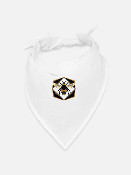 Beedelic - Bandana Dreieckstuch - Weiß
