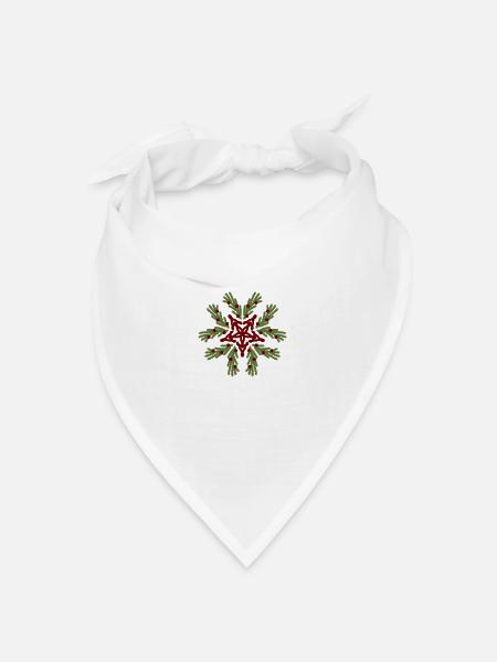 Ugly Christmas Sweater - Bandana Dreieckstuch - Weiß