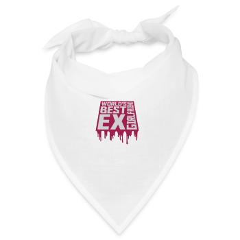 worlds best ex girlfriend - Bandana Dreieckstuch - Weiß - Vorne