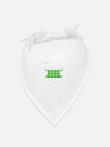 Graffiti Stil Splash Hip Hop Farben Maler 2023 - Bandana Dreieckstuch - Weiß