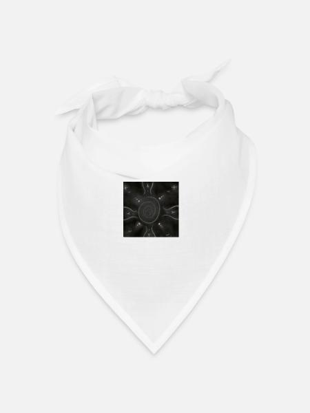 SONNIGES MANDALA - Bandana Dreieckstuch - Weiß