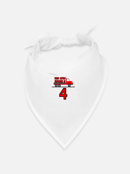 Trucker - Bandana Dreieckstuch - Weiß