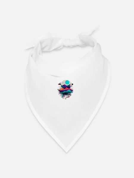 Reise zur Monderde T-Shirt - Bandana Dreieckstuch - Weiß